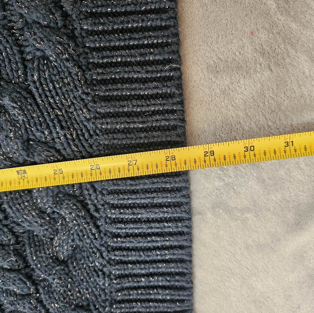Ted Baker Dark Teal Cable Knit Crewneck Sweater - Picture 13 of 13
